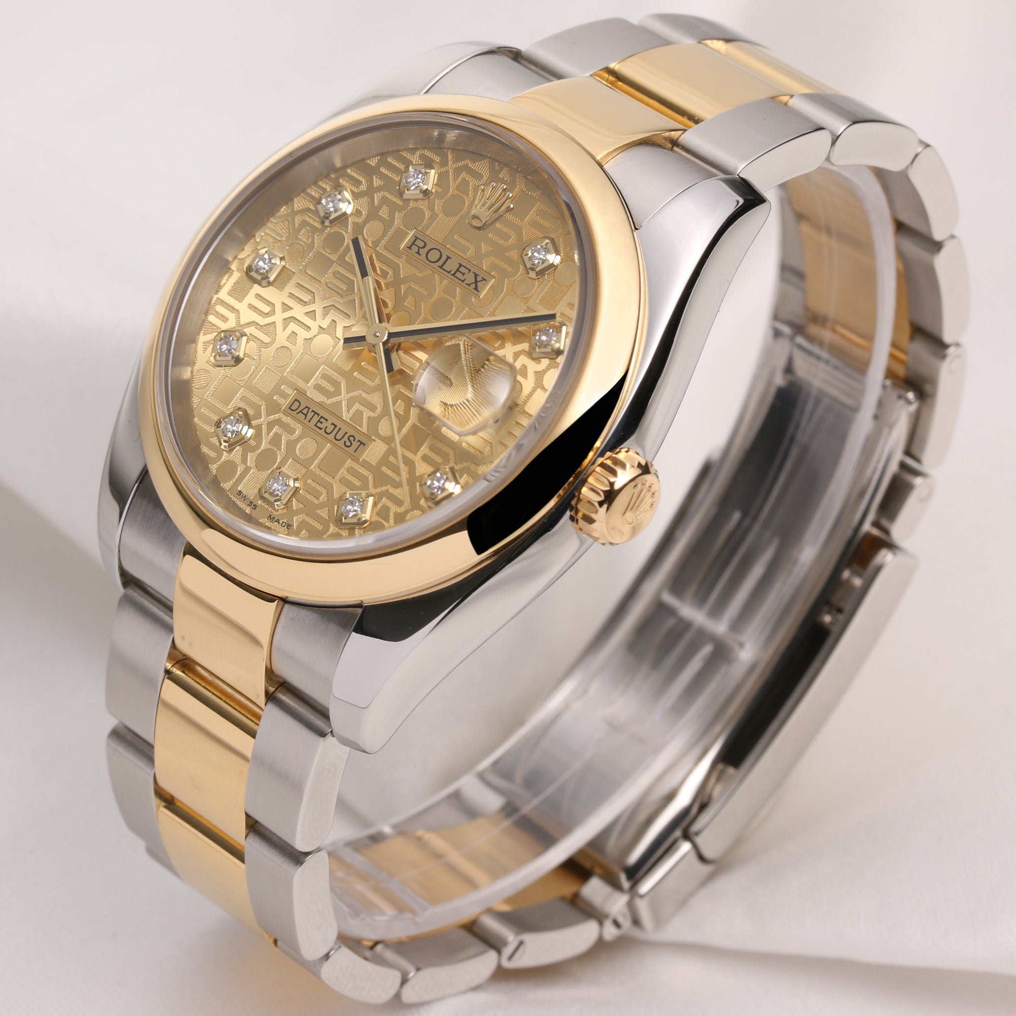 rolex_datejust_116203_steel_gold_diamond_jubilee_dial_second_hand_watch_collectors_3_1