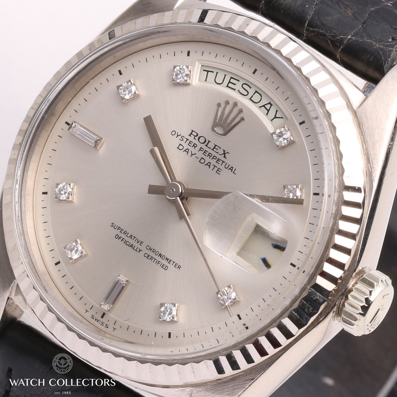 rolex_day-date_1803_18k_white_gold_silver_diamond_dial_second_hand_watch_collectors_4