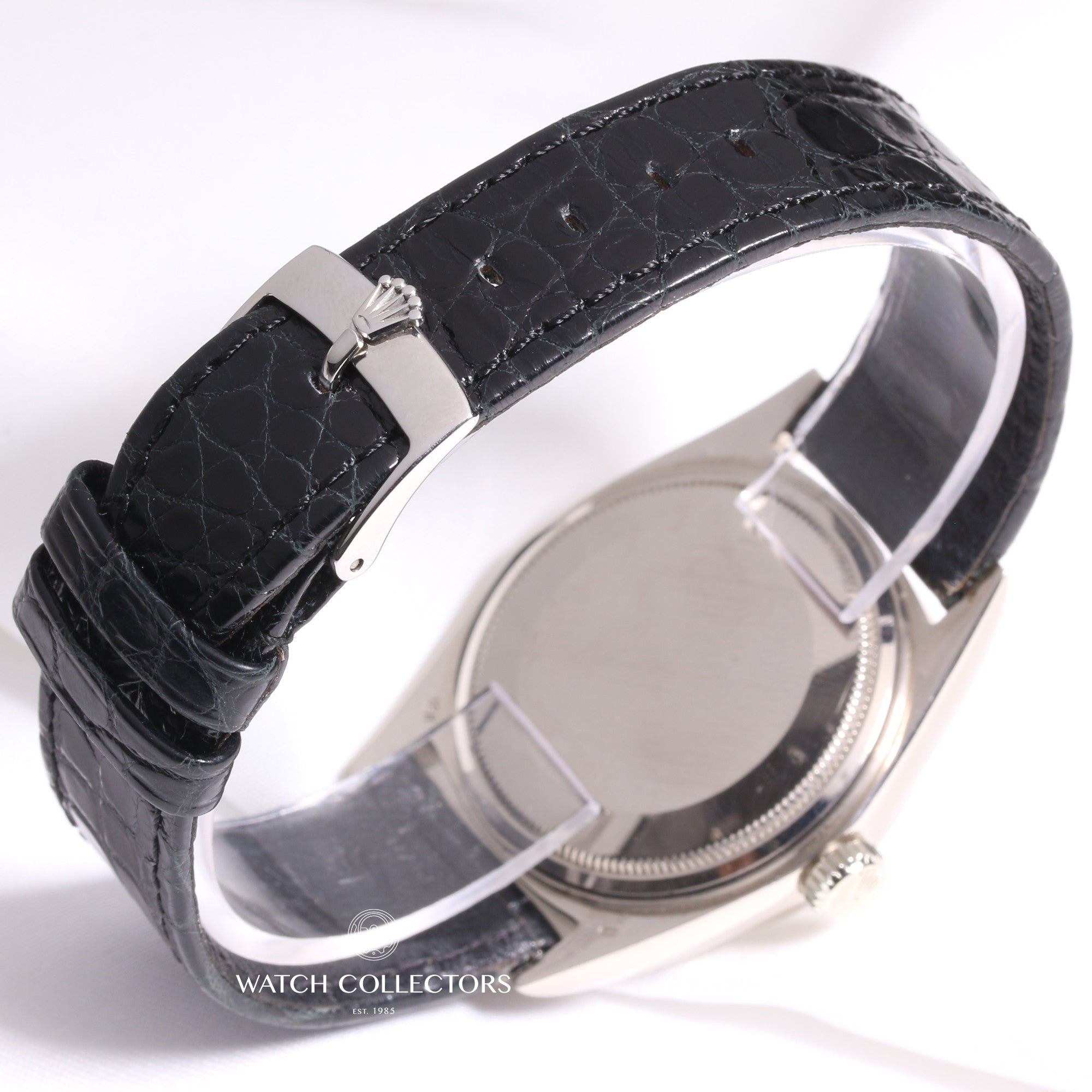 rolex_day-date_1803_18k_white_gold_silver_diamond_dial_second_hand_watch_collectors_5