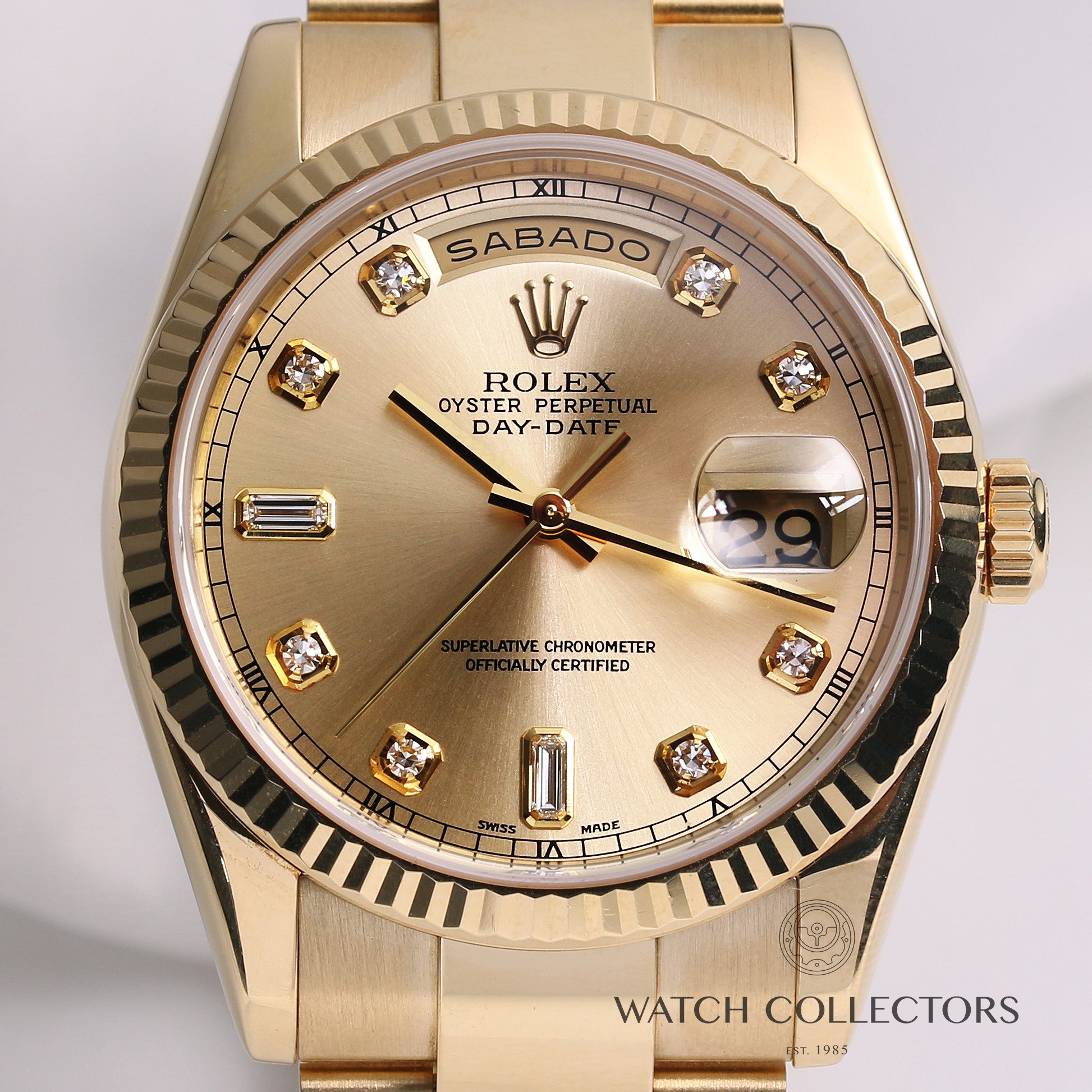 rolex_day_date_118238_18k_yellow_gold_diamonds_second_hand_watch_collectors_1_2_
