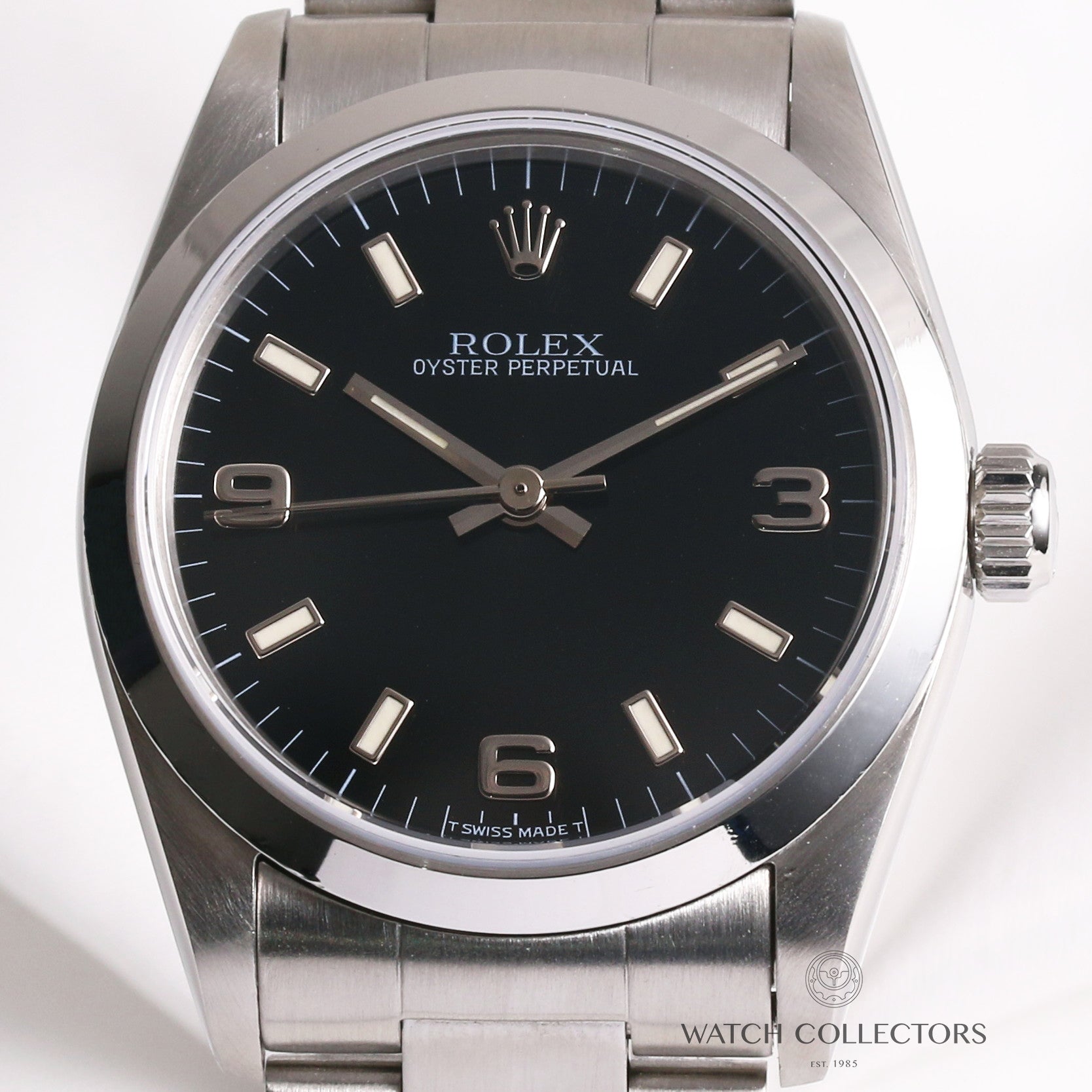 rolex_midsize_oyster_perpetual_67840_stainless_steel_second_hand_watch_collectors_2