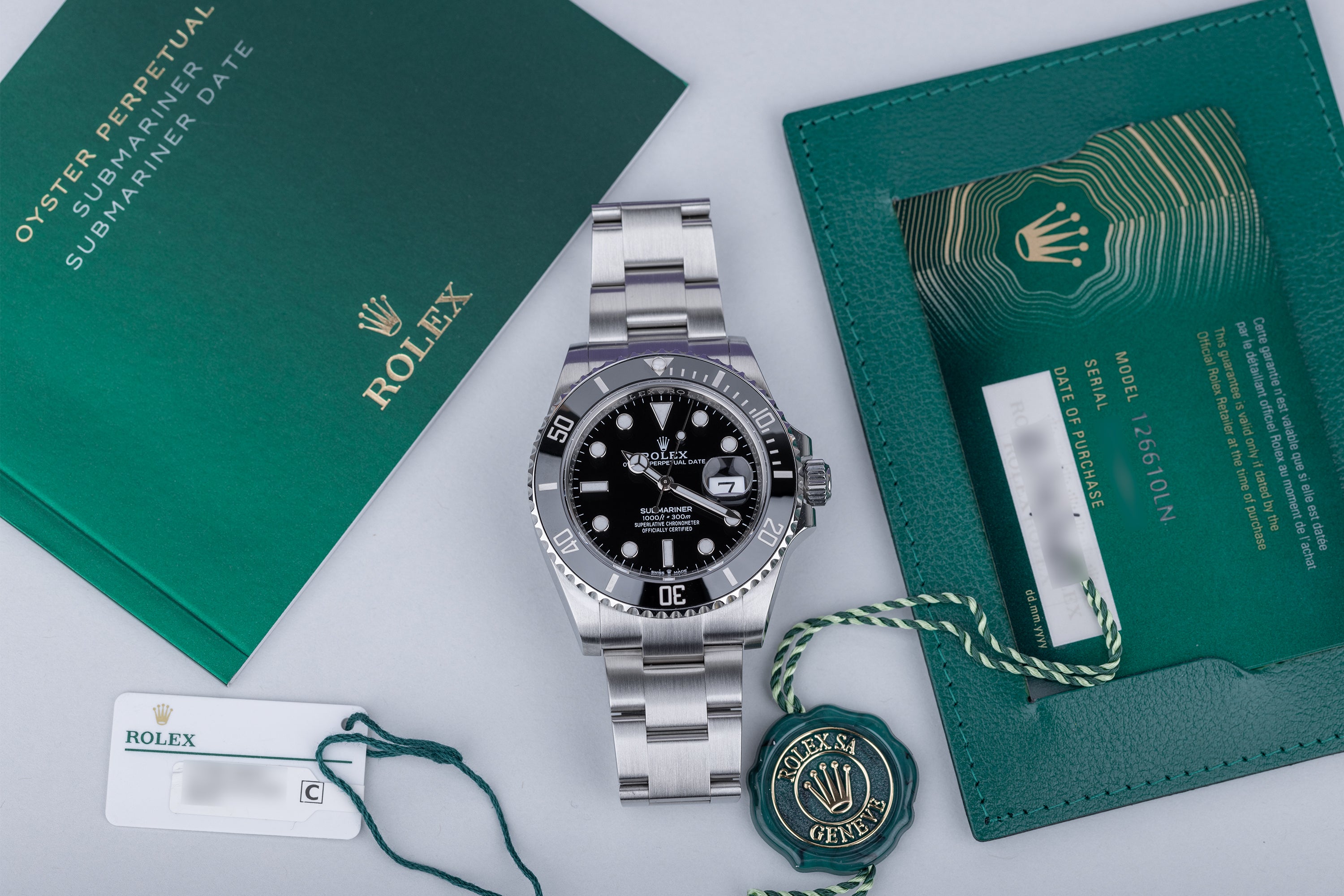 Rolex Submariner 41mm REF. 126610LN 2020 Box Papers