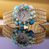 Rare Chopard Ladies Wristwatch | Opal & Diamond Bezel | Mother of Pearl Dial | 18k Yellow Gold | Circa 1970s