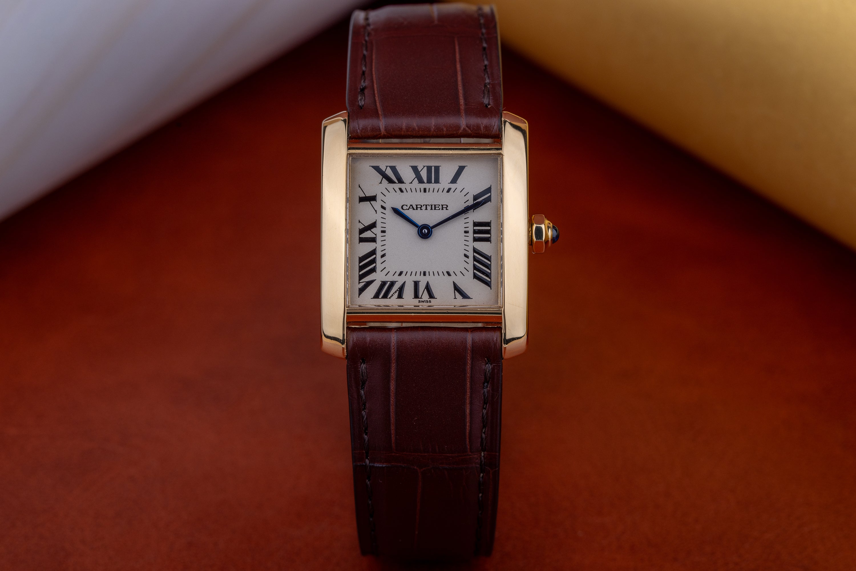 Cartier Tank Francaise 1821 gold - Buy from Timepiece trading ltd UK