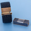 De Grisogono 'Lipstick' | Rectangular Cuff Watch | Blue Sapphire Dial & Case | 18k Rose Gold
