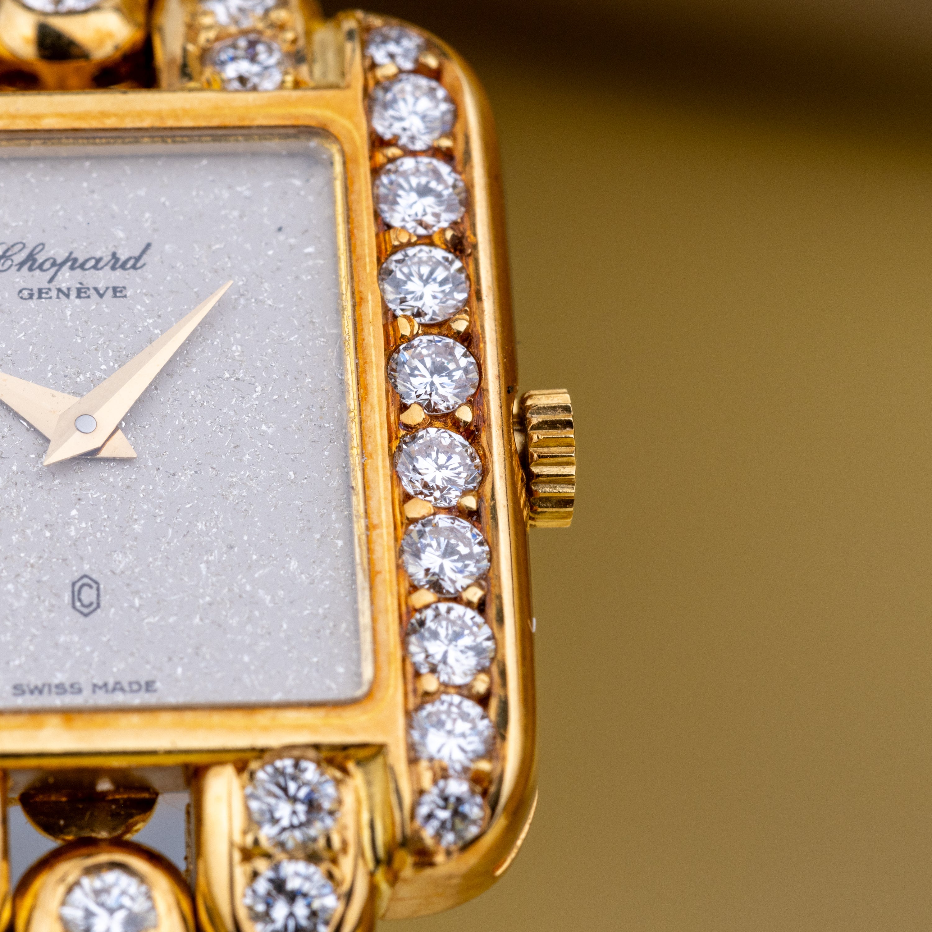 Chopard Vintage Ladies Watch | REF. 5171 | Silver 'Sparkle' Dial | 21.5mm | 18k Yellow Gold