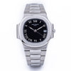 Patek Philippe Nautilus | REF. 3800/1A-001 | Black Roman Dial | 2005 | Stainless Steel | Box & Papers