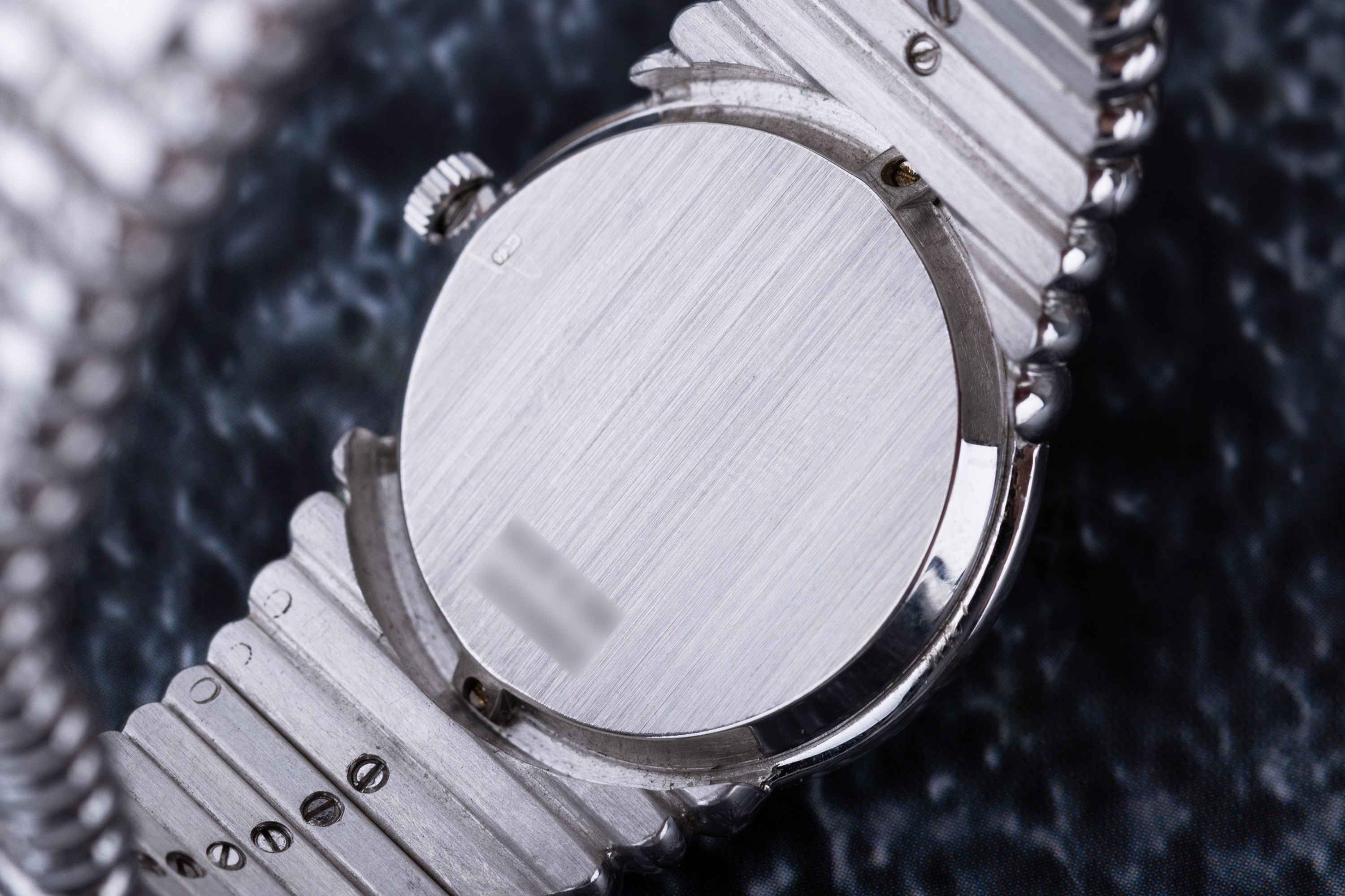 Vintage Piaget | Onyx Dial & Pave Diamond | 18k White Gold | Circa 1980's | 24mm