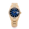 Rolex Day-Date | REF. 18238 | Blue Degrade Diamond Dial | Box & Papers | 18k Yellow Gold