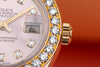 Rolex Lady DateJust Pearlmaster | REF. 80298 | Rose Champagne Dial | Diamond Hours & Bezel | Box & Papers | 18k Yellow Gold