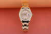 Rolex Lady DateJust Pearlmaster | REF. 80298 | Rose Champagne Dial | Diamond Hours & Bezel | Box & Papers | 18k Yellow Gold