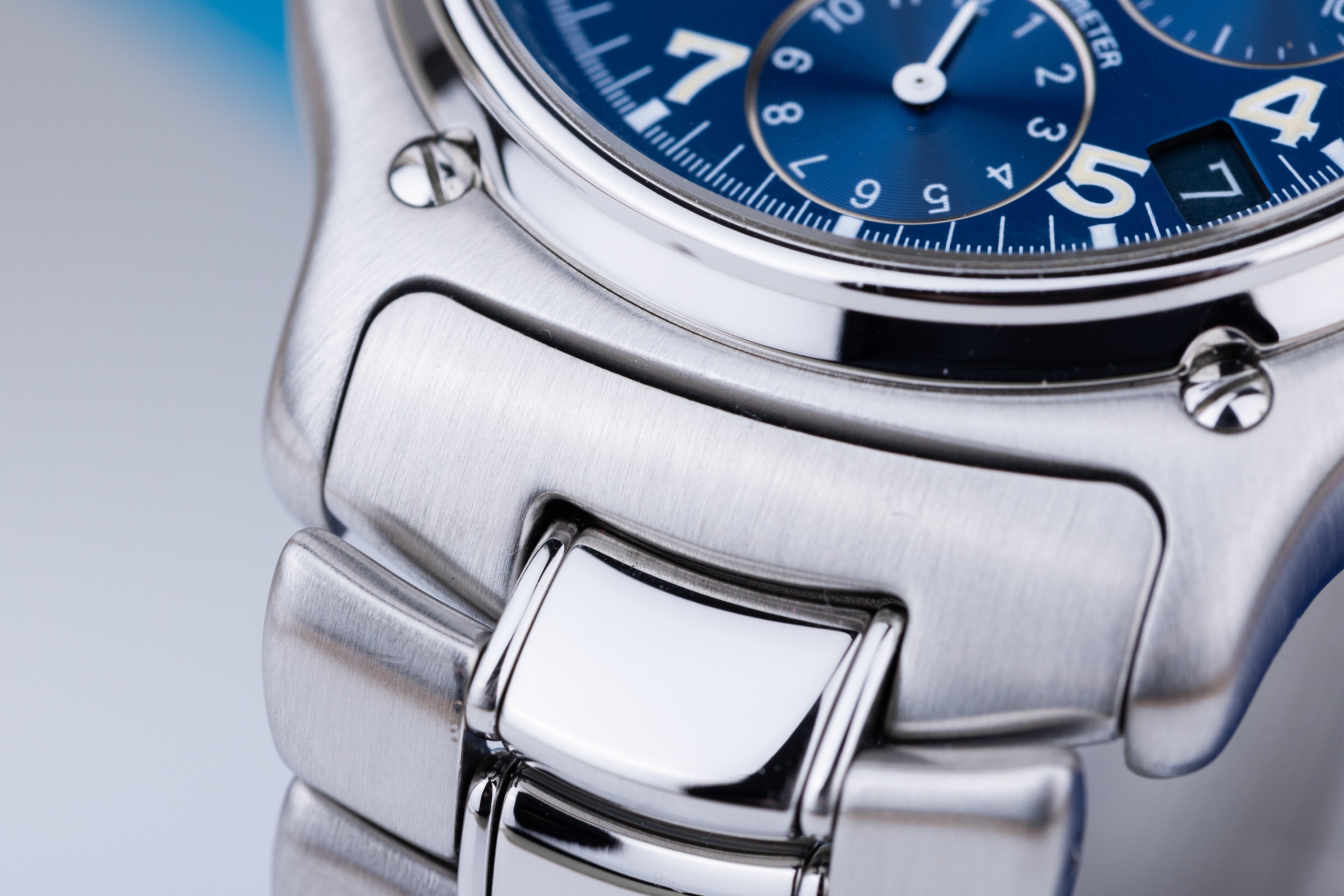 Ebel Le Modular Chronograph | REF.  E 9137240 | Blue Dial | Stainless Steel