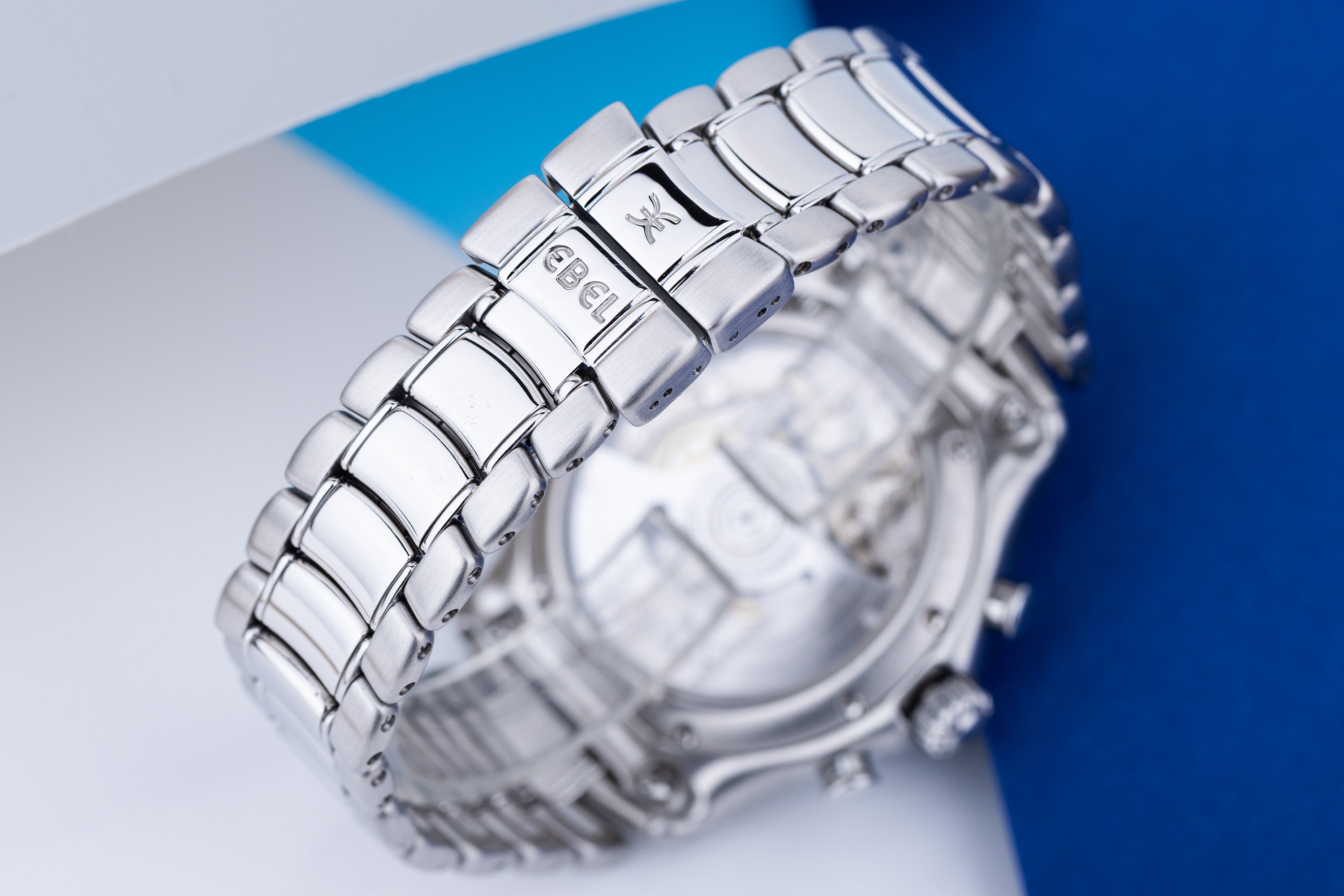Ebel Le Modular Chronograph | REF.  E 9137240 | Blue Dial | Stainless Steel