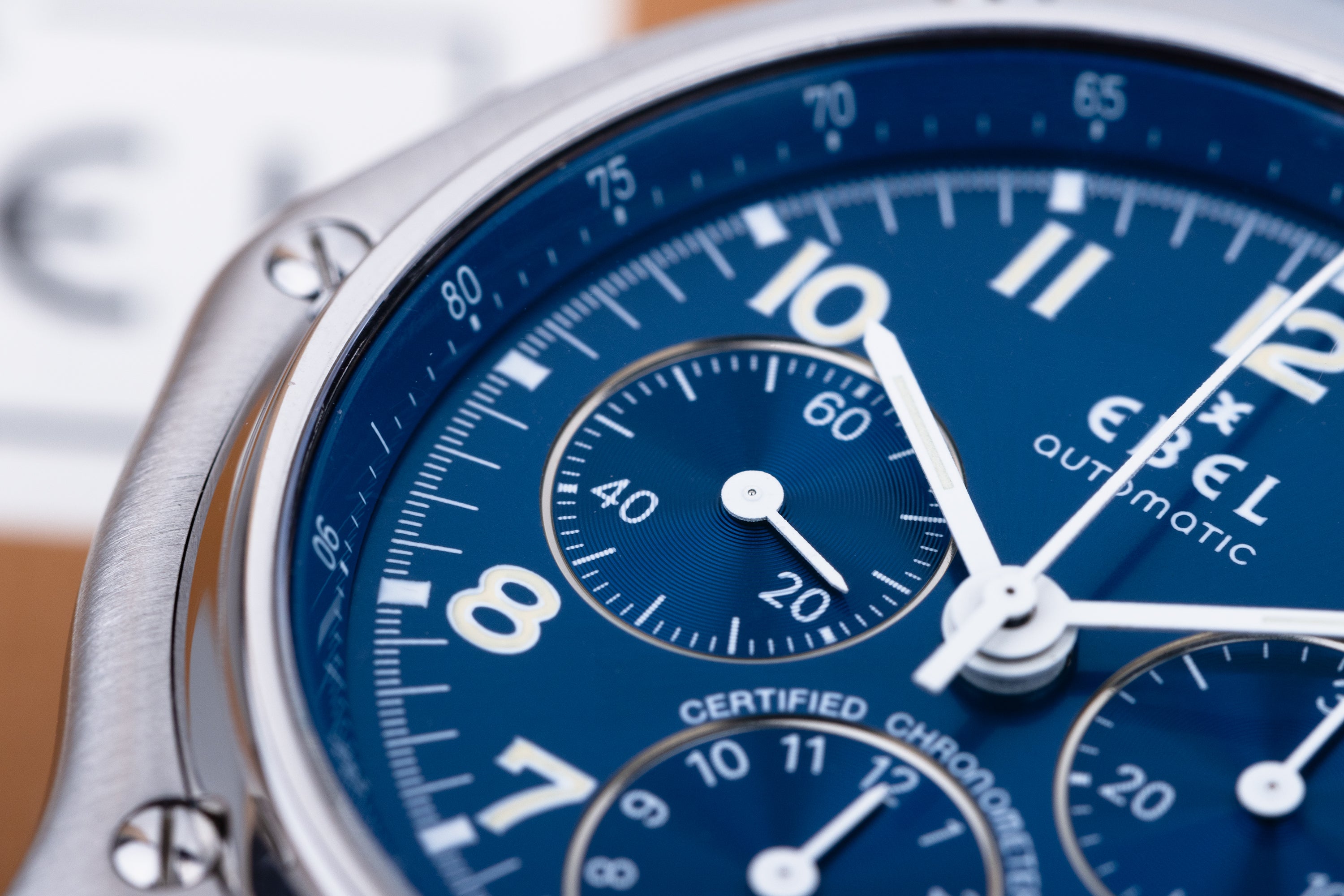 Ebel Le Modular Chronograph | REF.  E 9137240 | Blue Dial | Stainless Steel