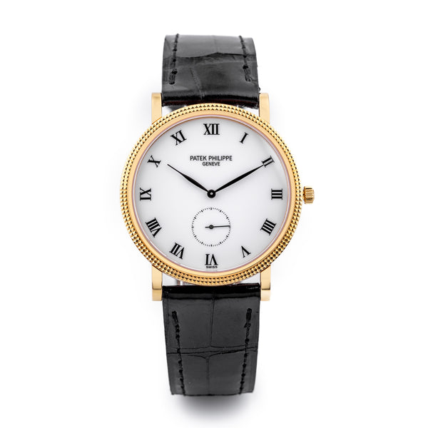 Patek Philippe Calatrava | REF. 3919J-001 | White Porcelain Dial | 33mm | 18k Yellow Gold | Box & Papers | 2002