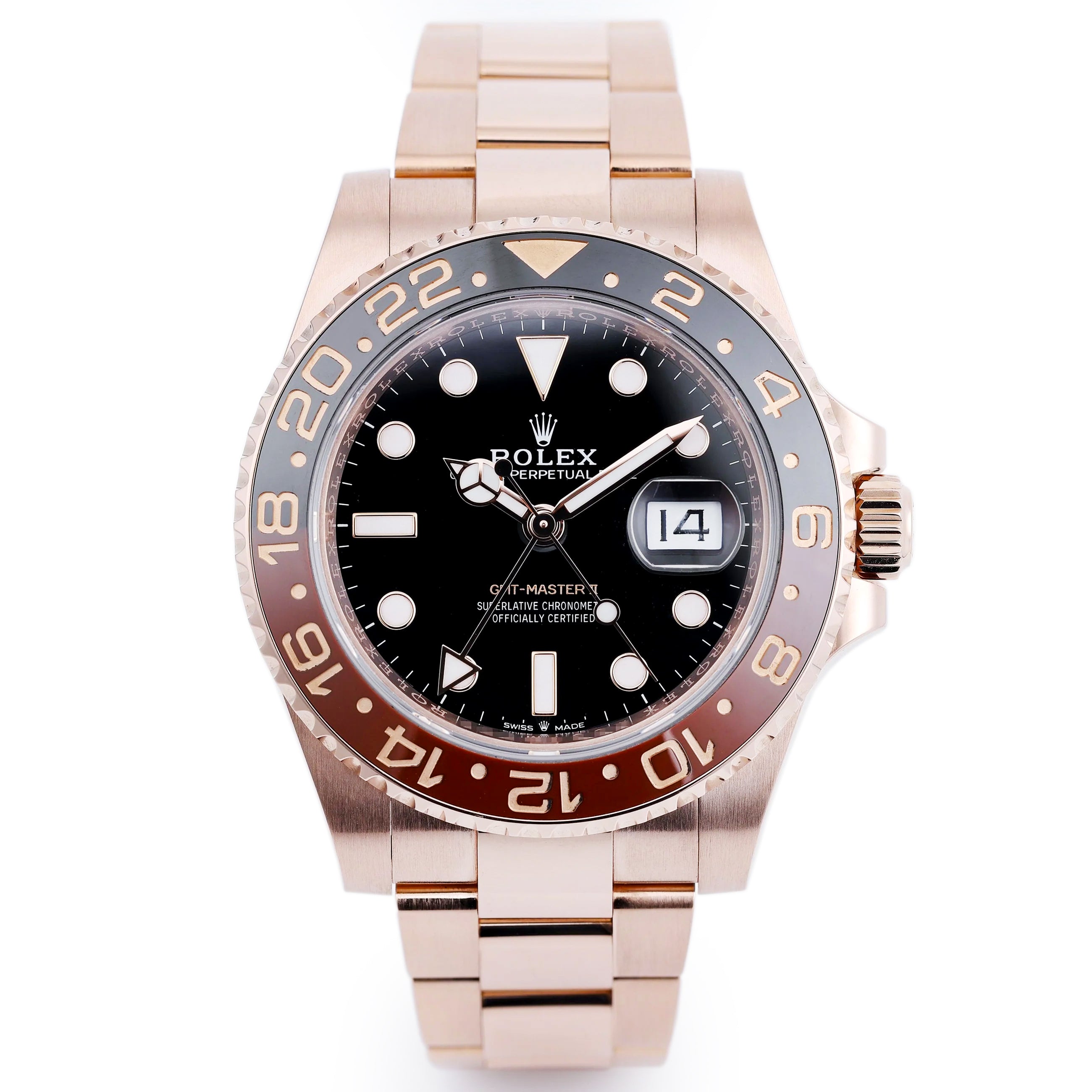 Rolex GMT-Master II Rootbeer | REF. 126715CHNR | 18k Rose Gold | Box & Papers | 2018