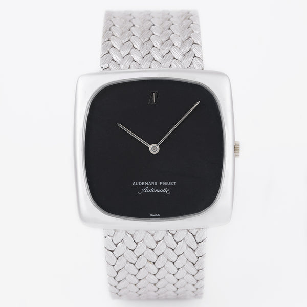 Audemars Piguet Vintage Watch | Black Dial | Automatic | 34mm | 18k White Gold | 1970's