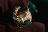Audemars Piguet Ladies Wristwatch | REF. 67057/BA/E/0132 / 01 | Pave Diamond Dial, Emerald Hours | Emerald & Diamond 'X' Case | 18k Yellow Gold | Circa 1990's