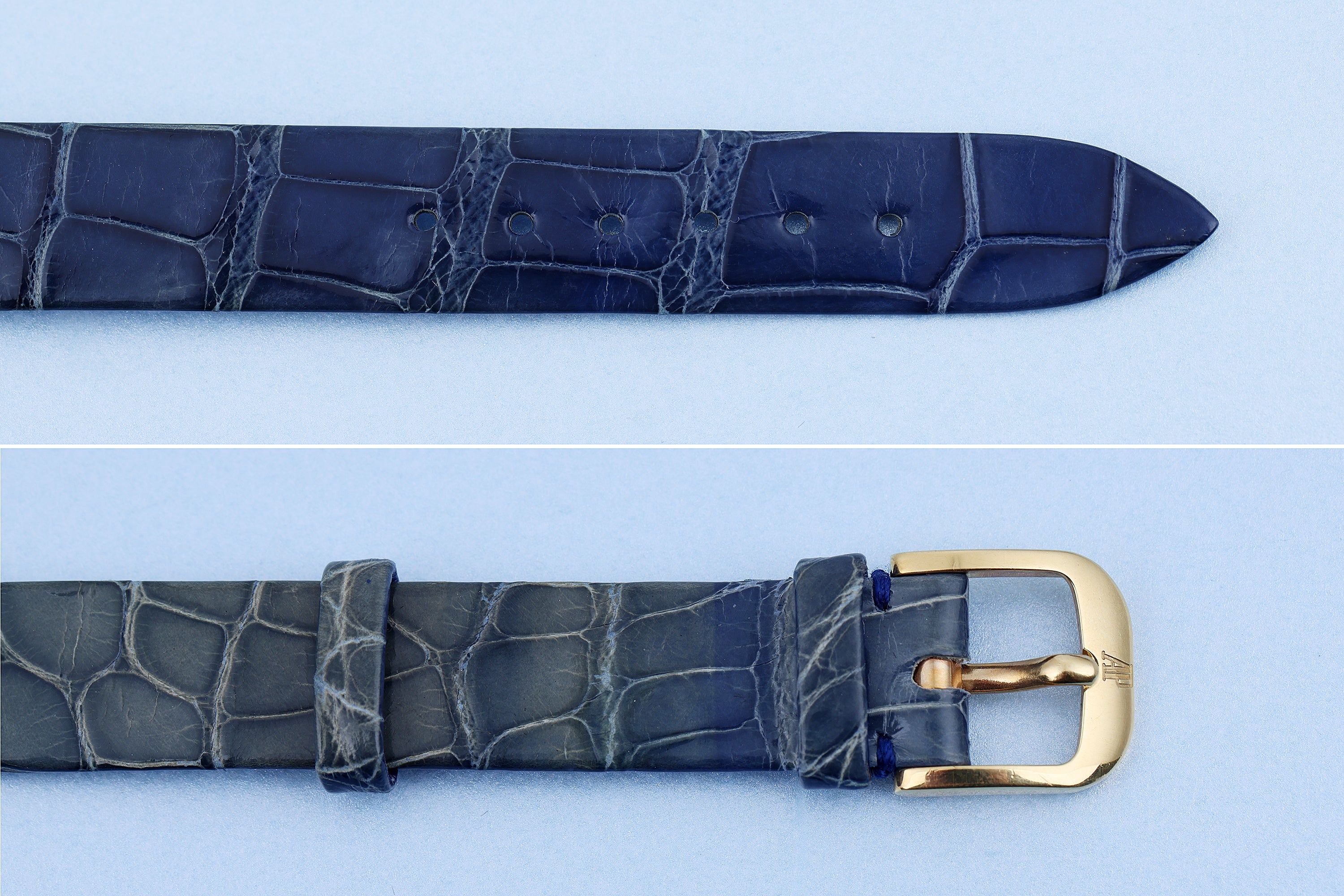 Audemars Piguet 1990s Ladies Watch | Pavé Diamond & Blue Sapphires | 18k Yellow Gold | 25.5mm