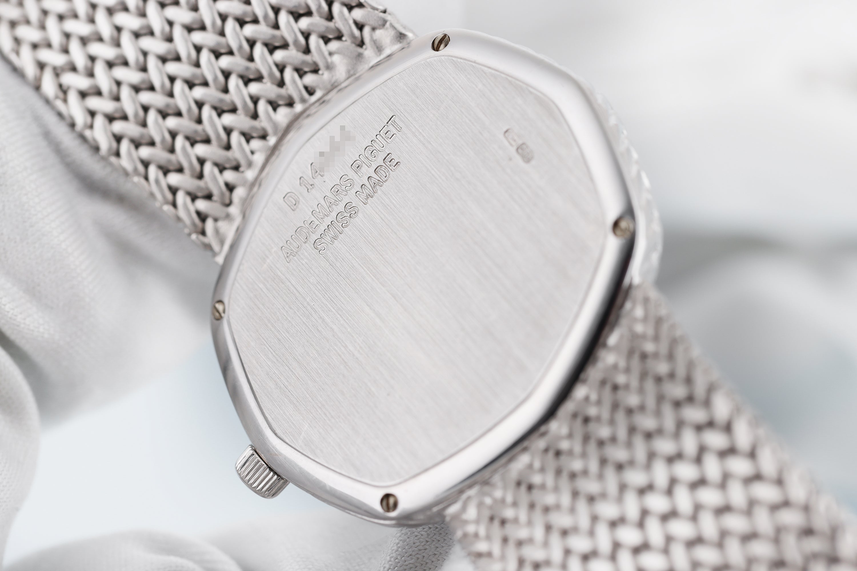 Rare Audemars Piguet 1980's Watch | Azurmalachite Dial | Octagonal Bezel | 18k White Gold | 32mm | Manual Wind