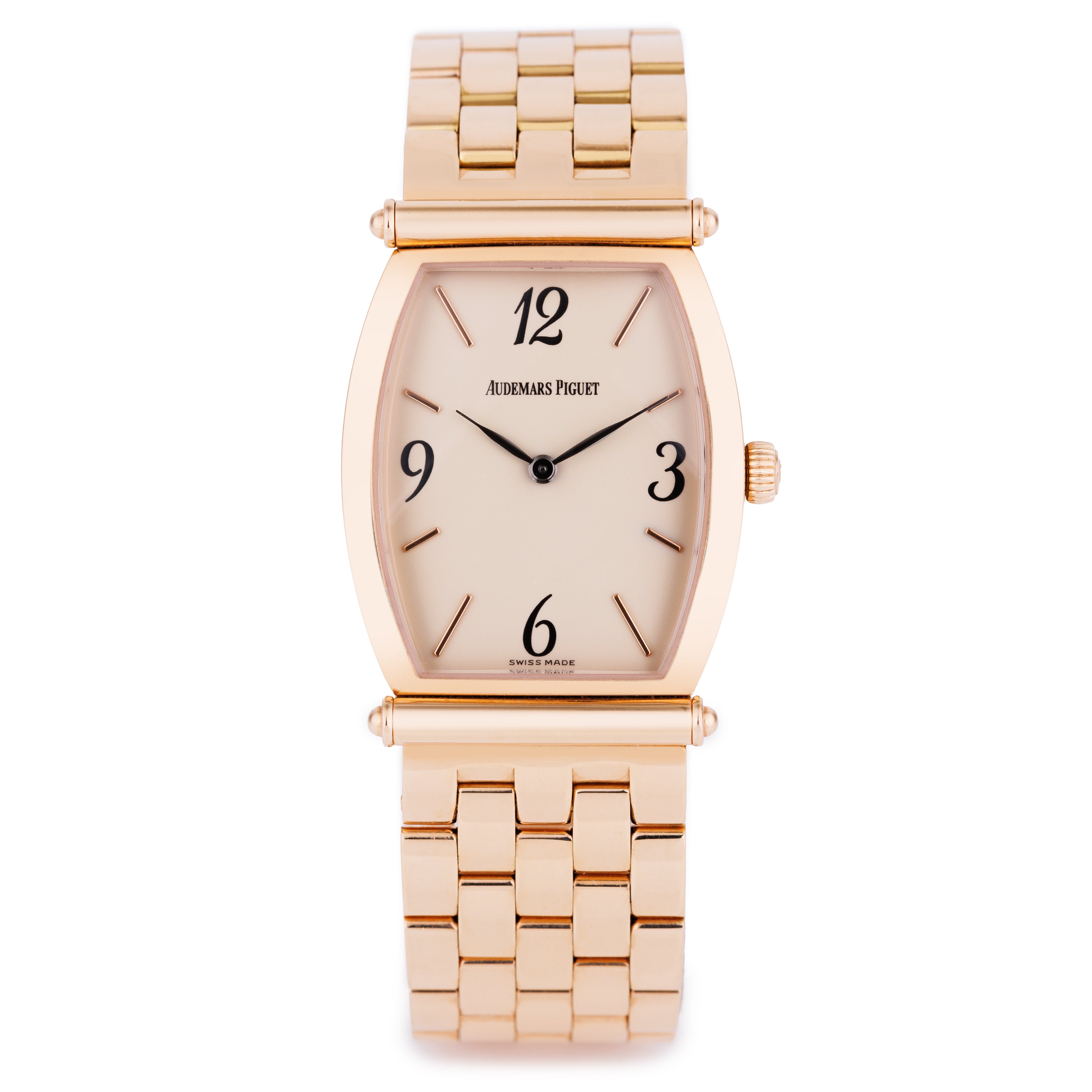 Audemars Piguet Carnegie | Enamel Dial | Tonneau-Shaped | 18k Rose Gold | 25mm | 1990's