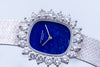 Audemars Piguet 1980s Vintage Watch | Lapis Lazuli Dial | Diamond Bezel | 18k White Gold