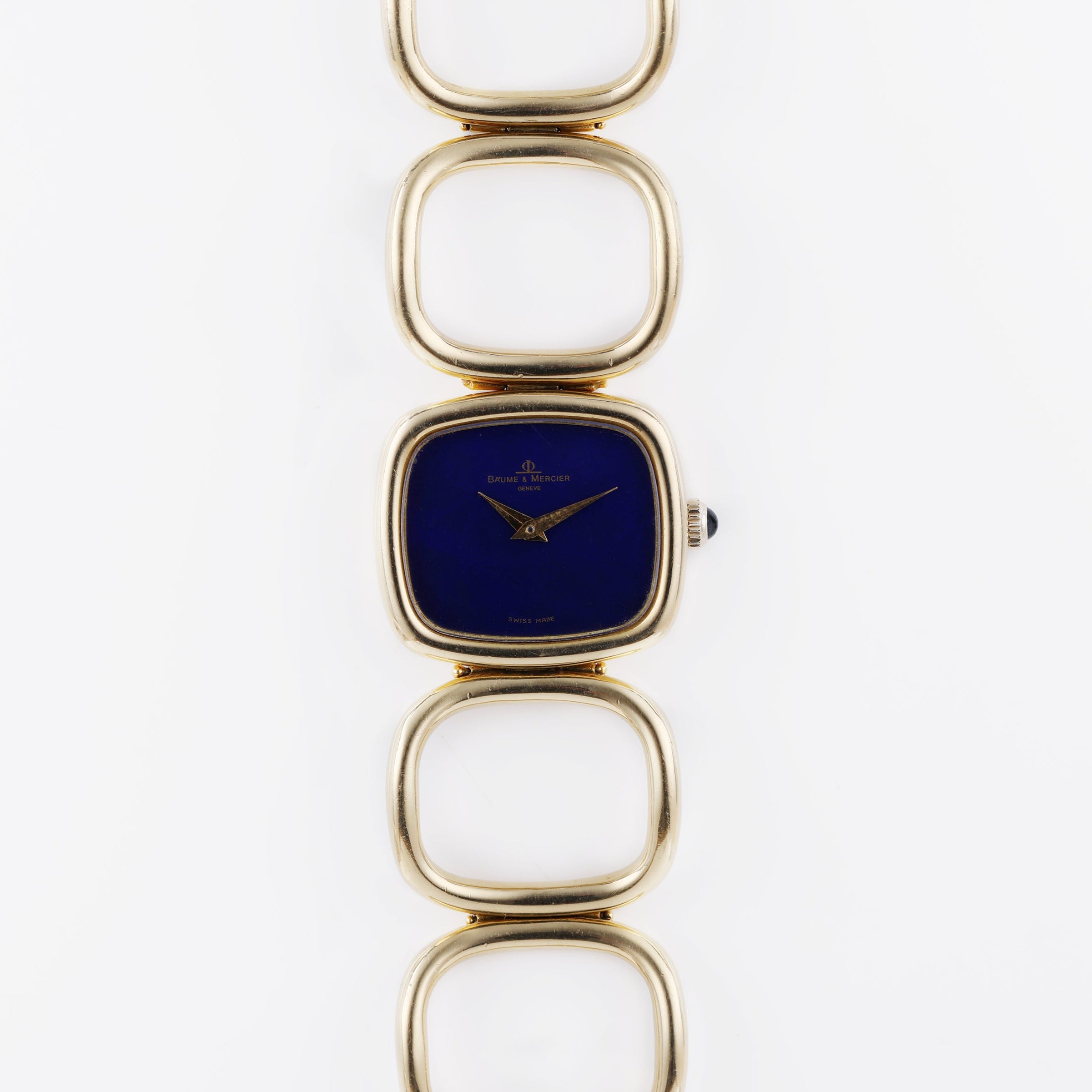 Baume & Mercier | REF. 37058 | Lapis Lazuli Dial | 27mm | 18k Yellow Gold | Manual Wind | 1970s