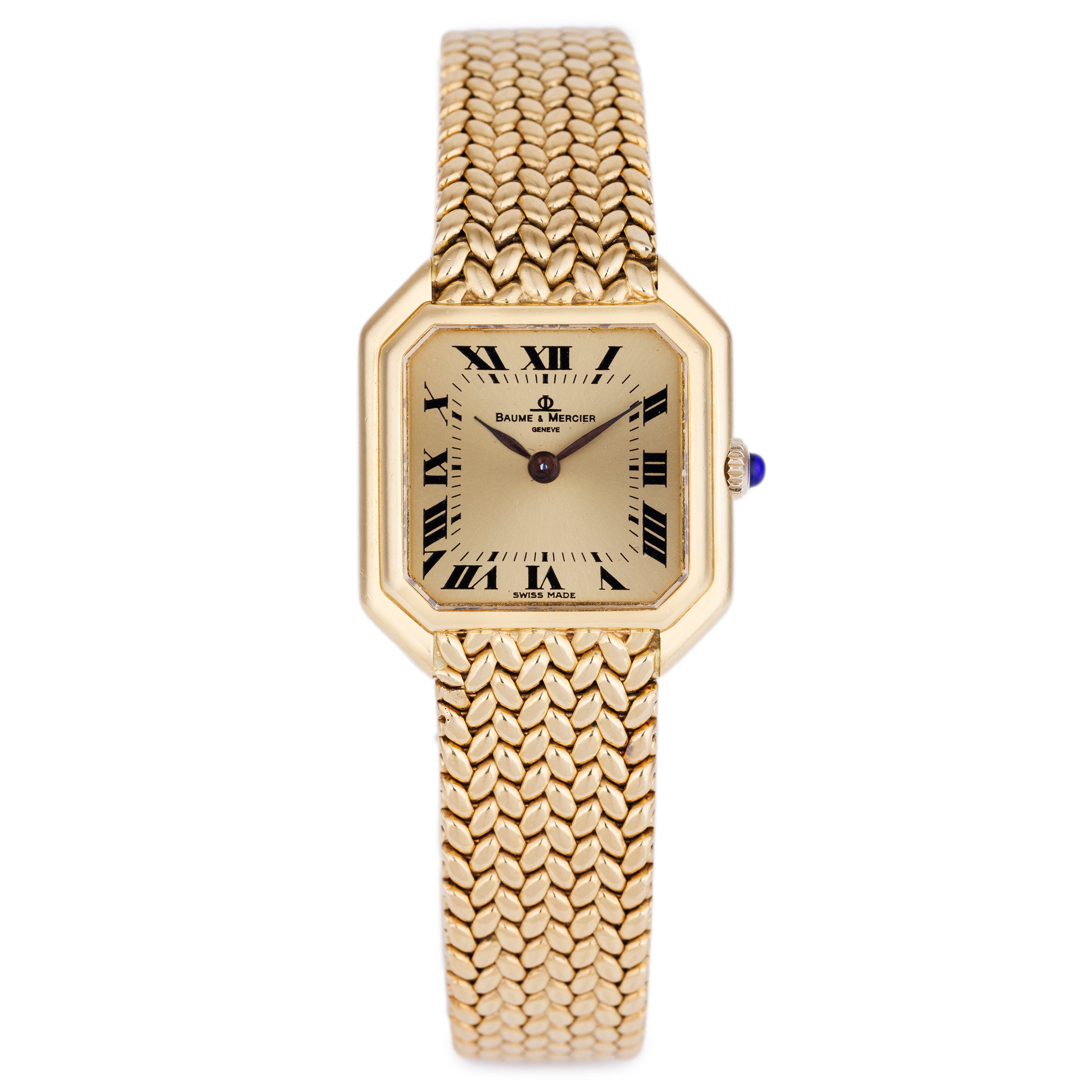 Baume & Mercier | REF. 38259 | 22mm | 18k Yellow Gold | Manual Wind | 1980’s