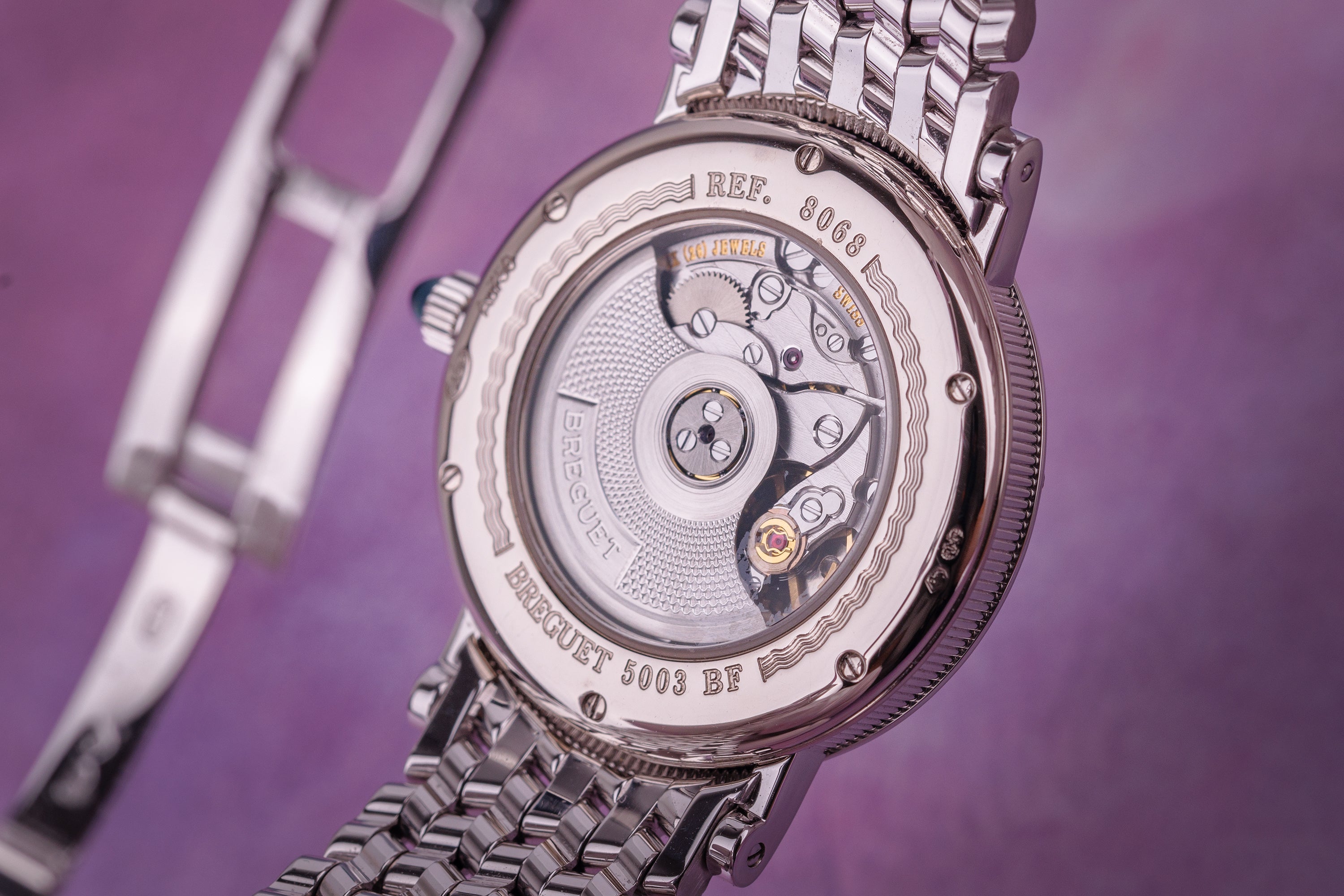 Breguet Classique | REF. 8068BB/52/BC0/DD00 | 18k White Gold | Mother of Pearl Dial | Diamond Bezel & Shoulders | 30.5mm | Papers