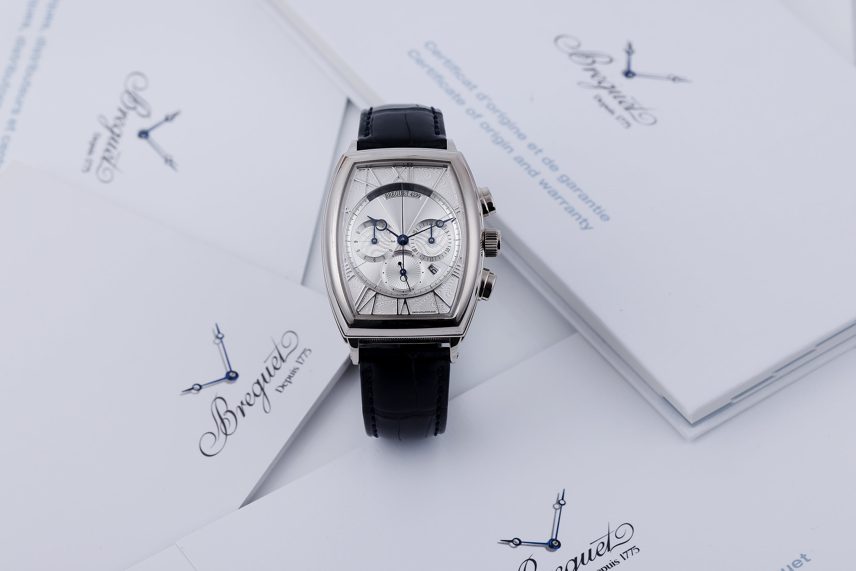 Breguet Héritage Chronographe | REF. 5400BB/12/9V6 | 18k White Gold | 36mm | Box & Papers | 2016