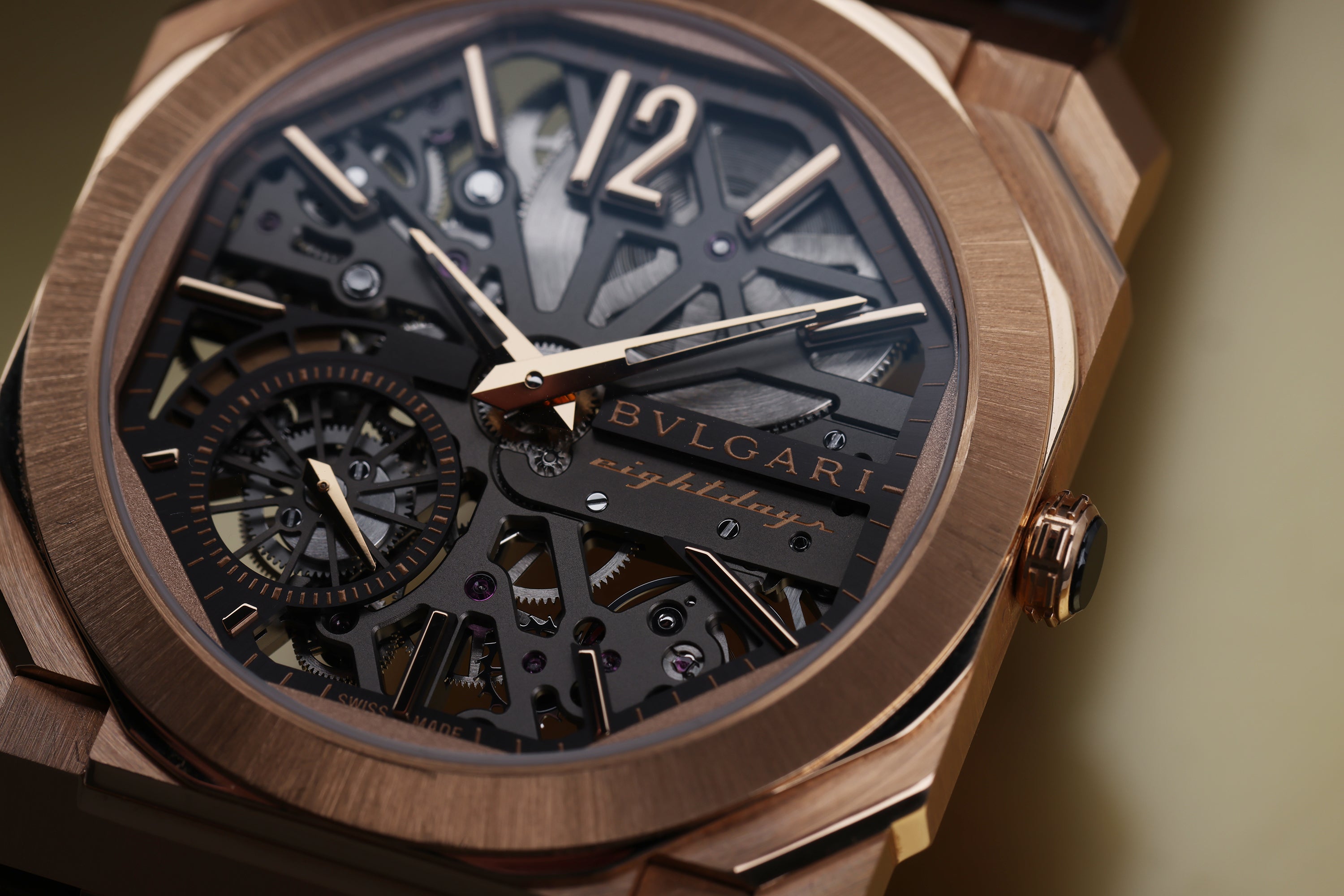 Bvlgari Octo Finissimo Skeleton | REF. 103667 | Manual Wind 8 Days Power Reserve | 18k Rose Gold | 40mm | Ultra-Thin | Box & Digital Warranty