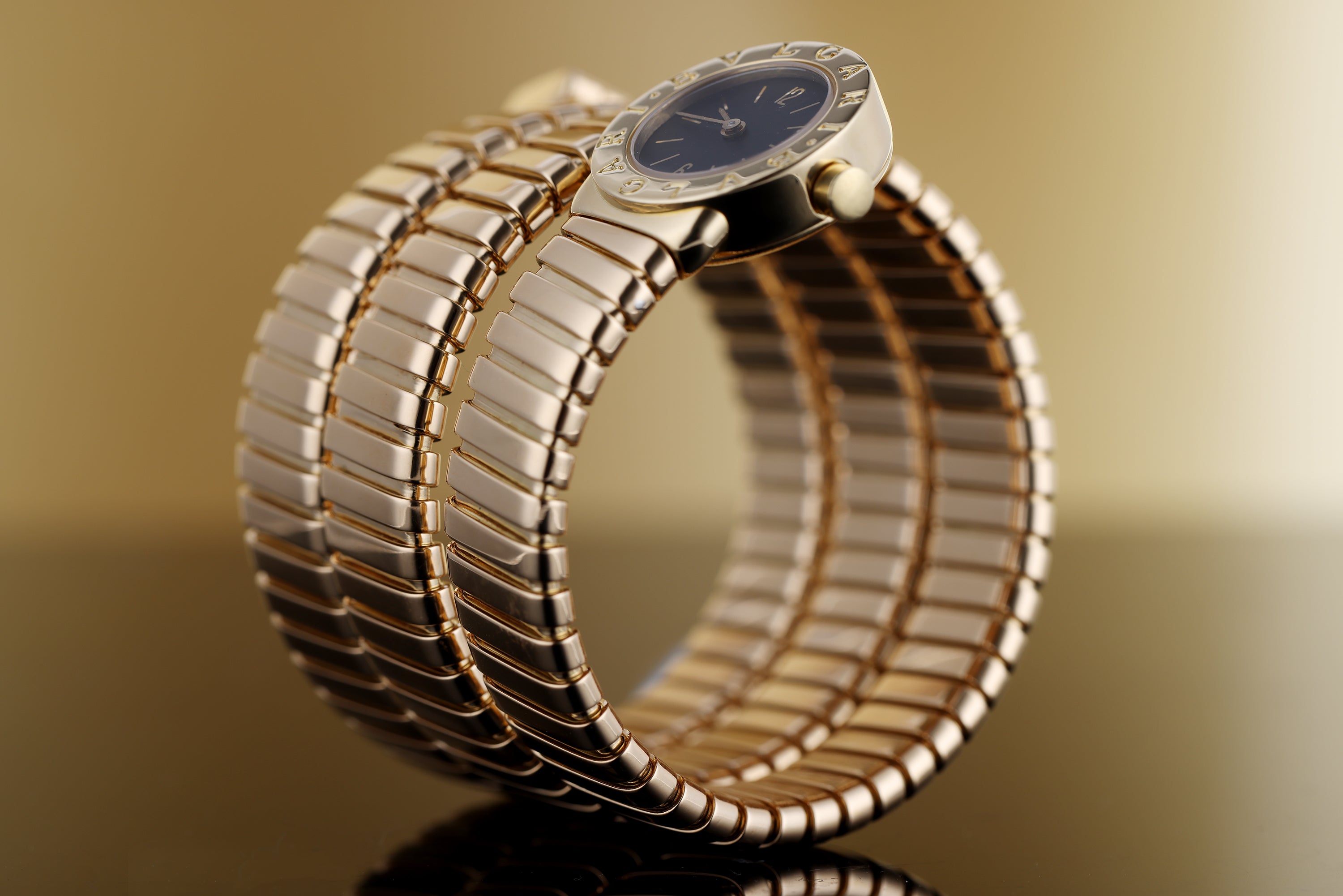 Bvlgari Serpenti Tubogas | REF. BB 19 1T | Triple Coil | 18k Yellow Gold | 19mm | 2000's