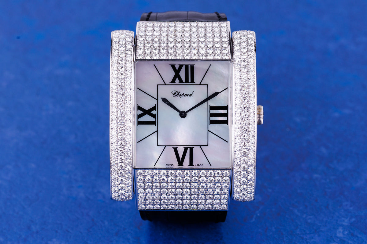 Chopard La Strada | REF. 41/7091/8-20 | Mother of Pearl Dial & Diamonds | 18k White Gold | Quartz | 44mm | Circa 2000's
