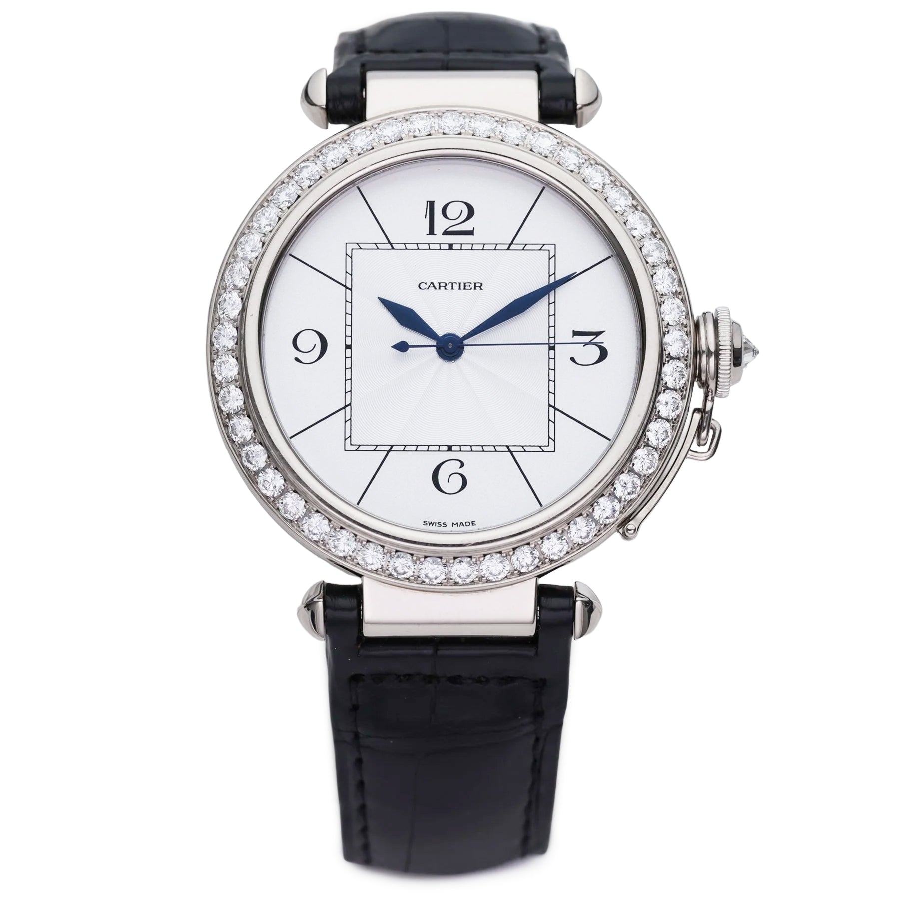 Cartier Pasha De Cartier | 2727 | 18k White Gold | Diamond Bezel | 42mm