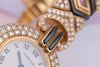 Unworn Cartier Colisee | REF. 881092 | Pave Diamonds, Tourmaline & Hematite | 24mm | 18k Yellow Gold