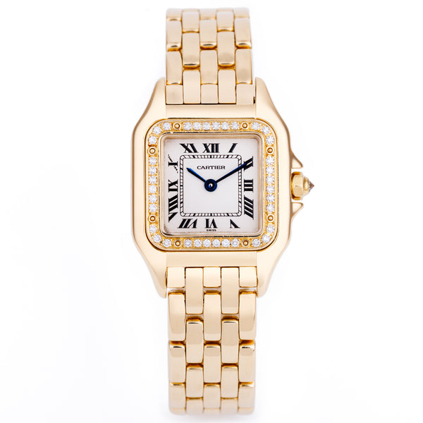 Cartier Panthere | REF. 1280 2 | Diamond Bezel | 22mm | 18k Yellow Gold | 1990's