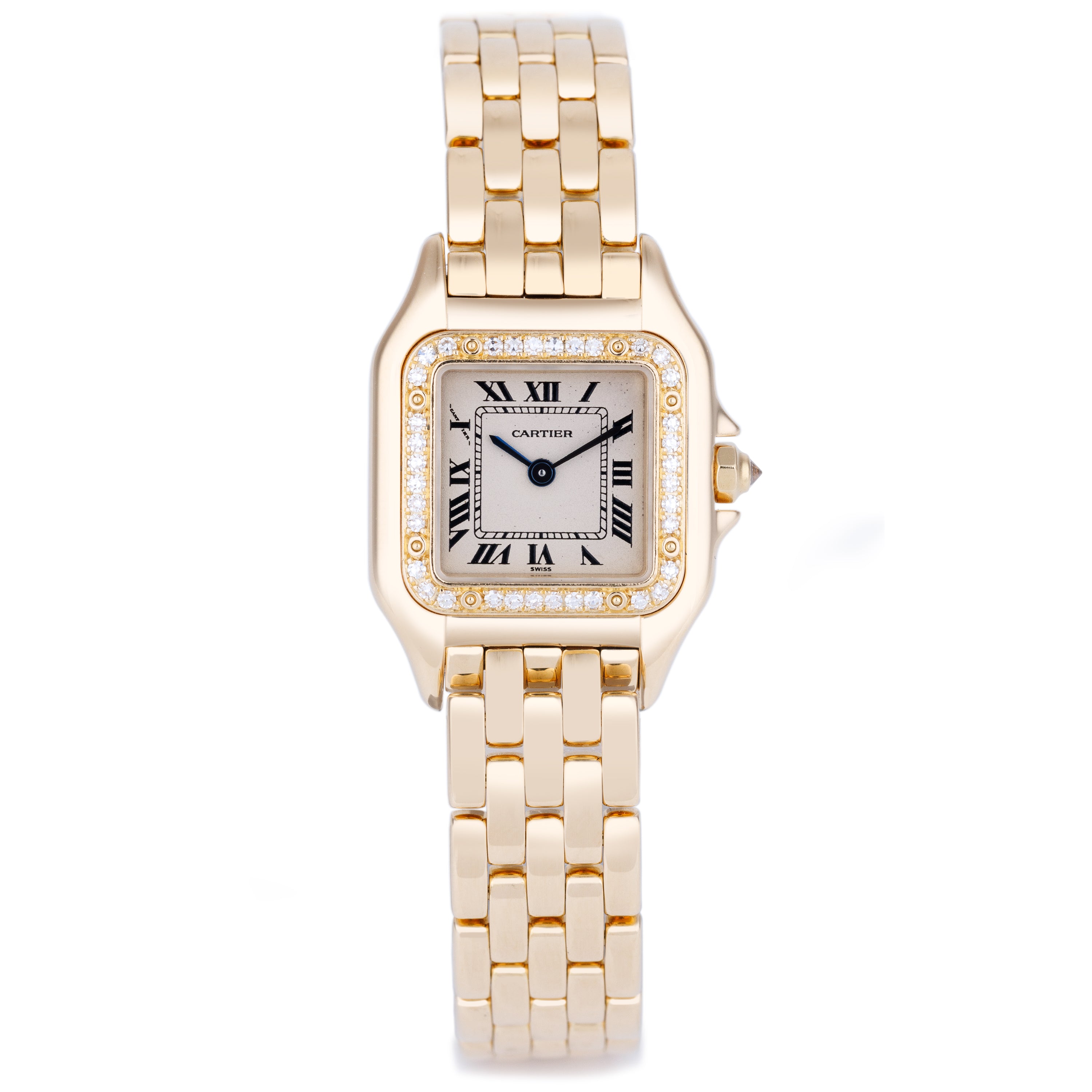 Cartier Panthere | REF. 1280 2 | Diamond Bezel | 22mm | 18k Yellow Gold