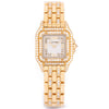 Unworn Cartier Panthere | REF. 8057915 | Cream Diamond Dial, Diamond Bezel & Bracelet | 22mm | 18k Yellow Gold