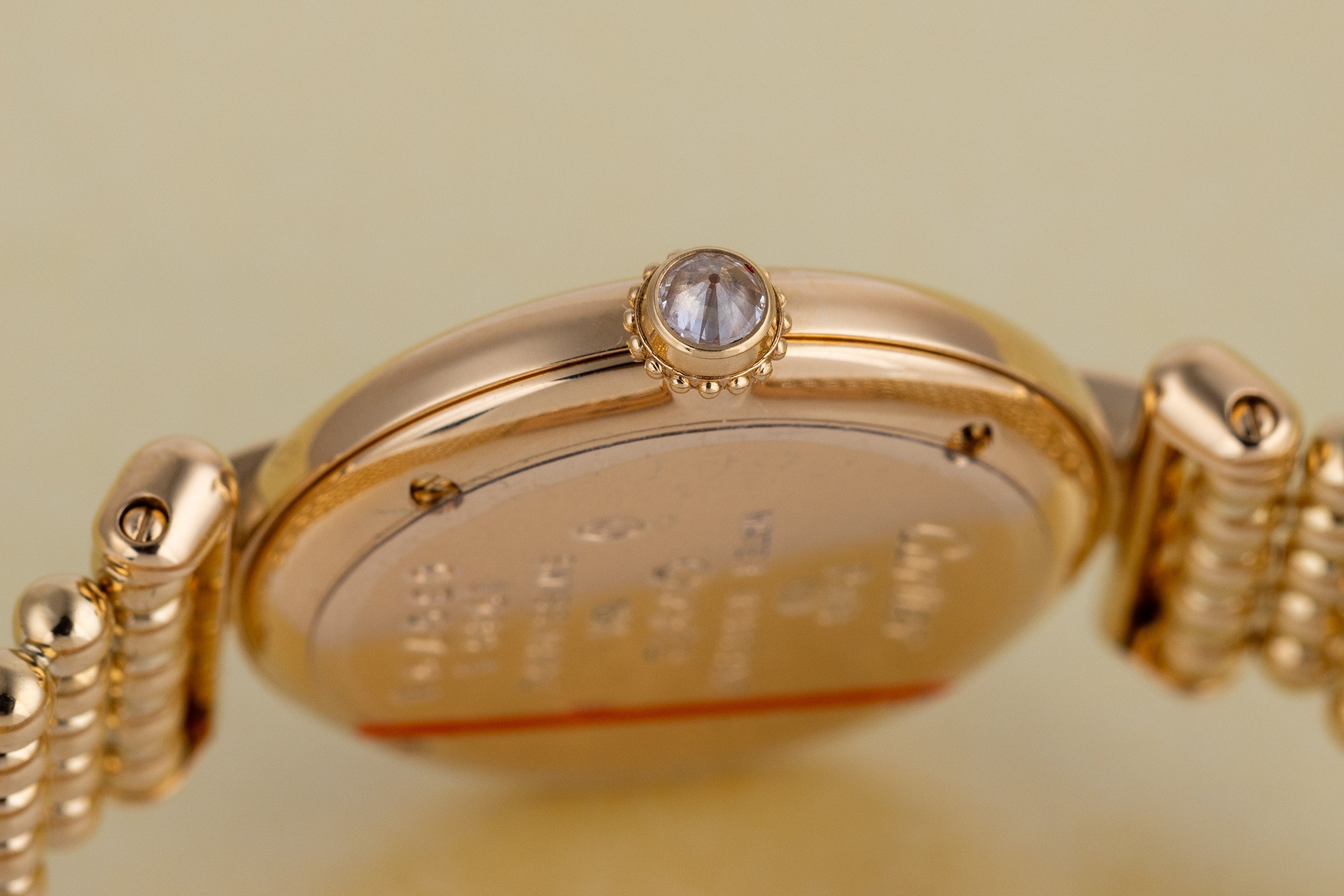 Cartier Colisee | REF. 1980 1 | Diamond Dial & Shoulders | Ball Chain Bracelet | 18k Yellow Gold | 24mm | Circa 1980's-1990's