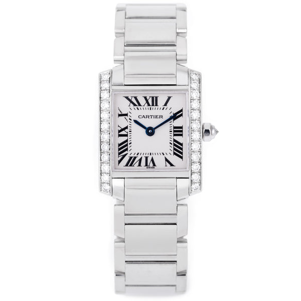 Cartier Tank Francaise | REF. 2403 | Diamond Bezel | 20mm | 18k White Gold