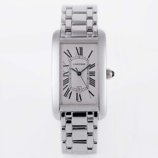 Cartier Tank Americaine | REF. 1741 | Automatic | 26.5mm | Date | 18k White Gold