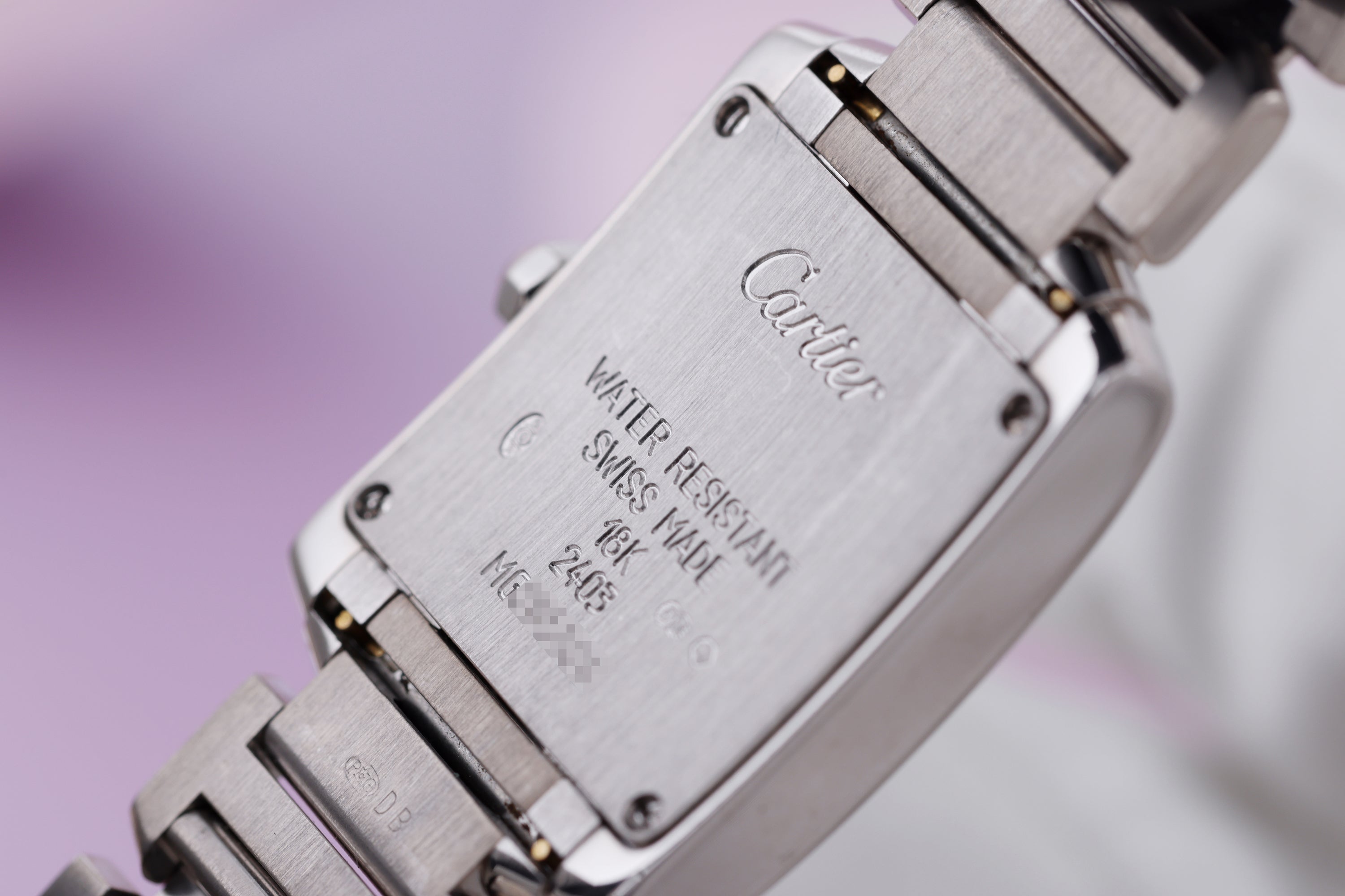 Cartier Tank Francaise | REF. 2403 | Diamond Bezel | 20mm | 18k White Gold