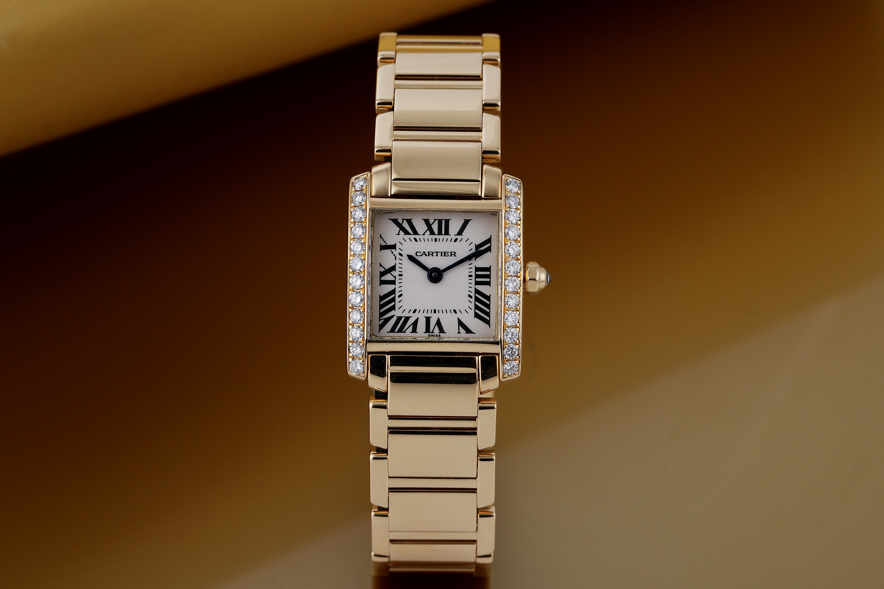 Cartier Tank Francaise | REF. 2364 | Diamond Bezel | 20mm | 18k Yellow Gold