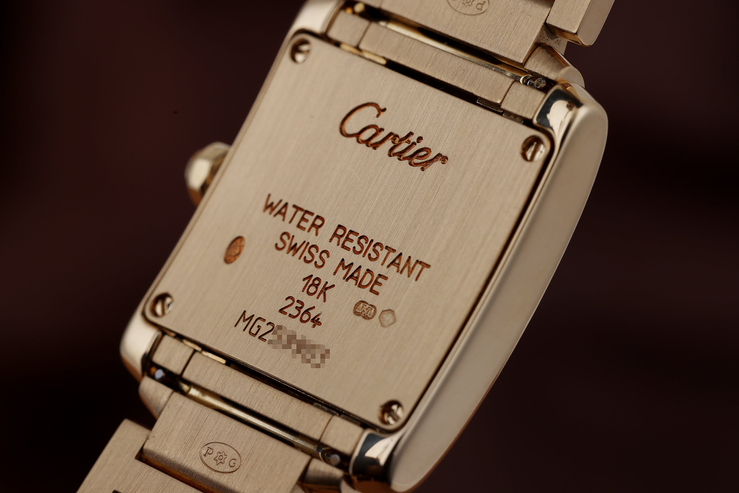 Cartier Tank Francaise | REF. 2364 | Diamond Bezel | 20mm | 18k Yellow Gold