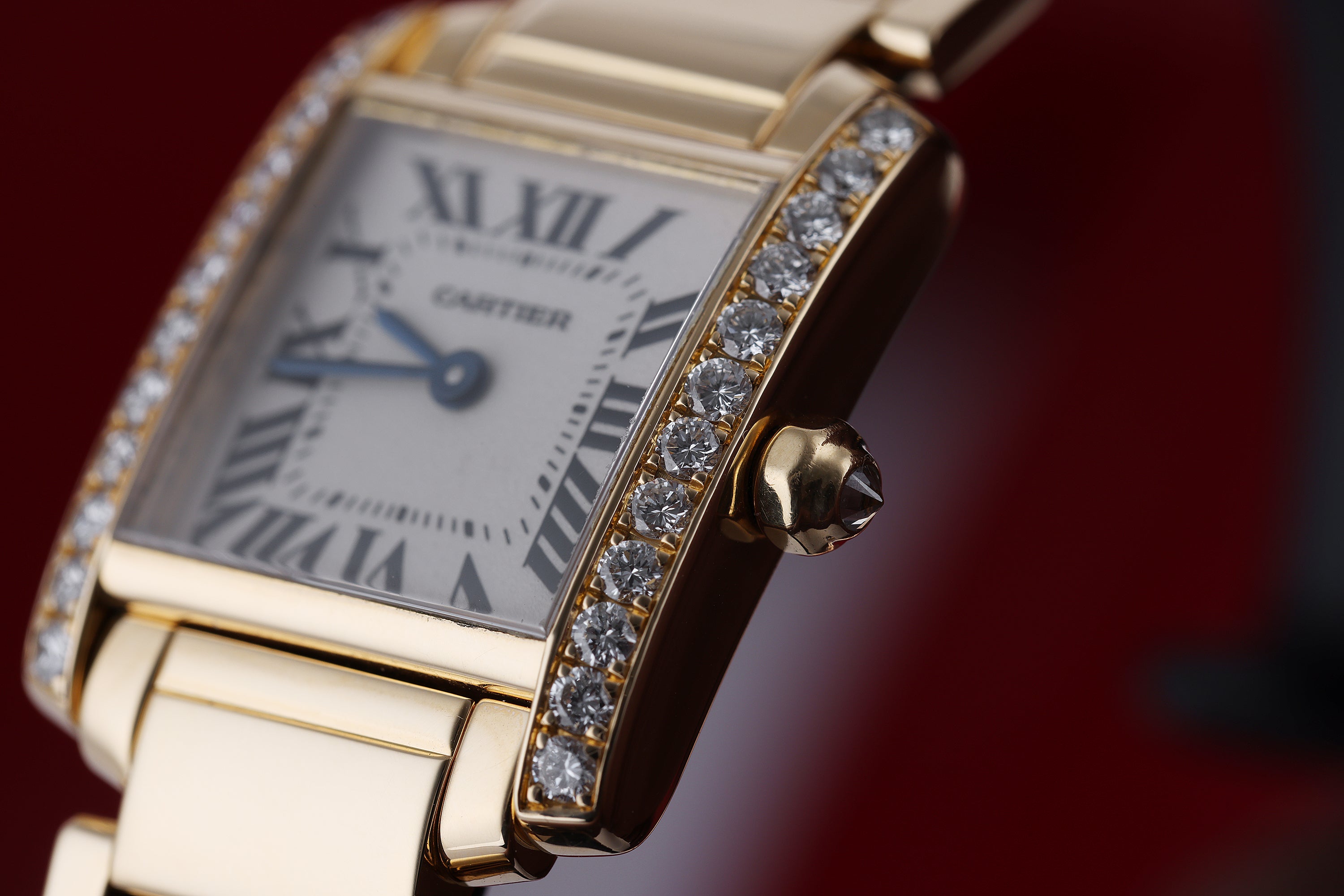 Cartier Tank Francaise | REF. 2364 | Diamond Bezel | 20mm | 18k Yellow Gold