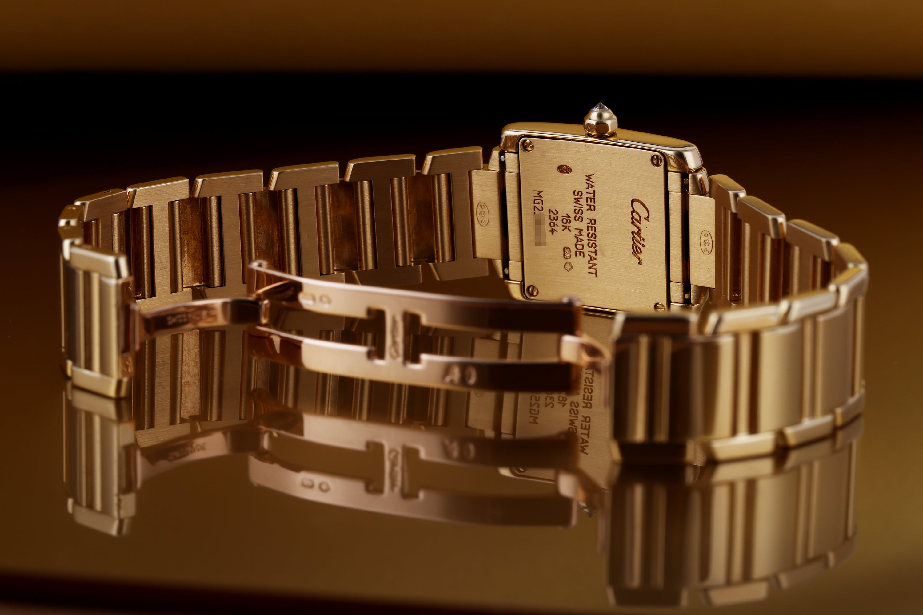 Cartier Tank Francaise | REF. 2364 | Diamond Bezel | 20mm | 18k Yellow Gold