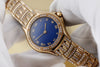 Cartier Cougar | REF. 1171 1 | Blue Dial | Diamond Bezel & Bracelet | 26mm | 18k Yellow Gold | Box & Papers | 1993 | + Service Papers 1997