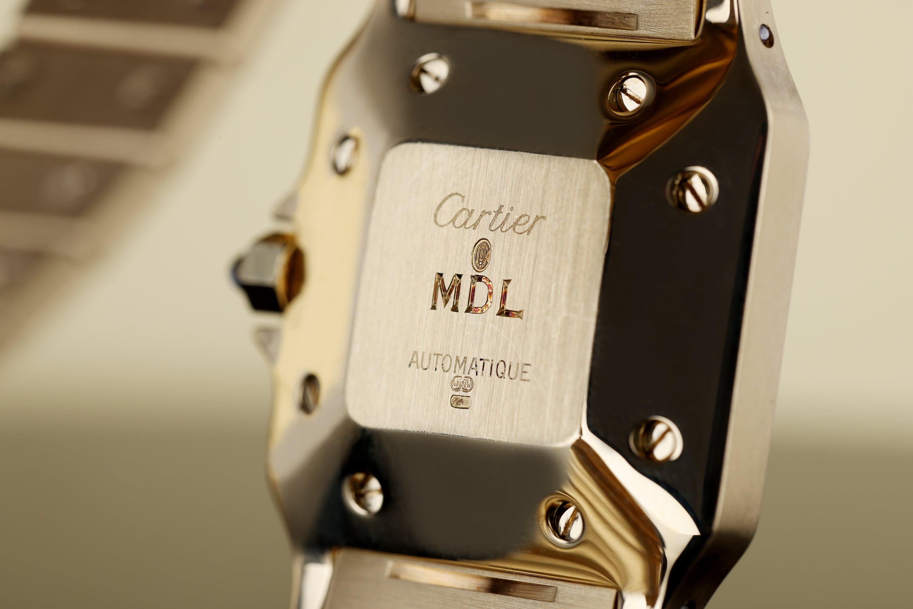 Cartier Santos Carrée Automatique | REF. 2960 | 18k Yellow Gold | 29mm | 1980's