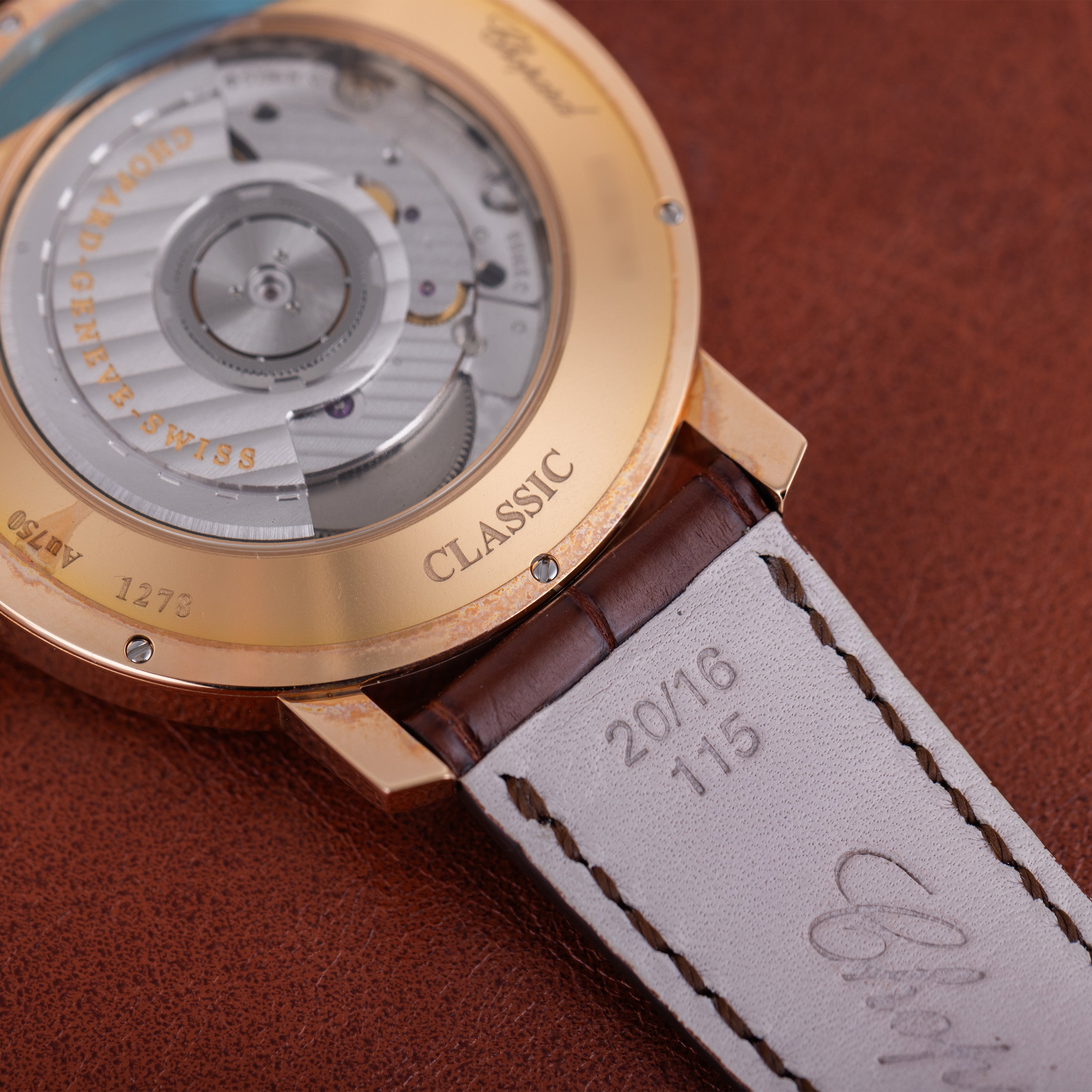 Chopard Classic Automatic with Date | REF. 161278-5012 | 18k Rose Gold | Box & Papers | 2017
