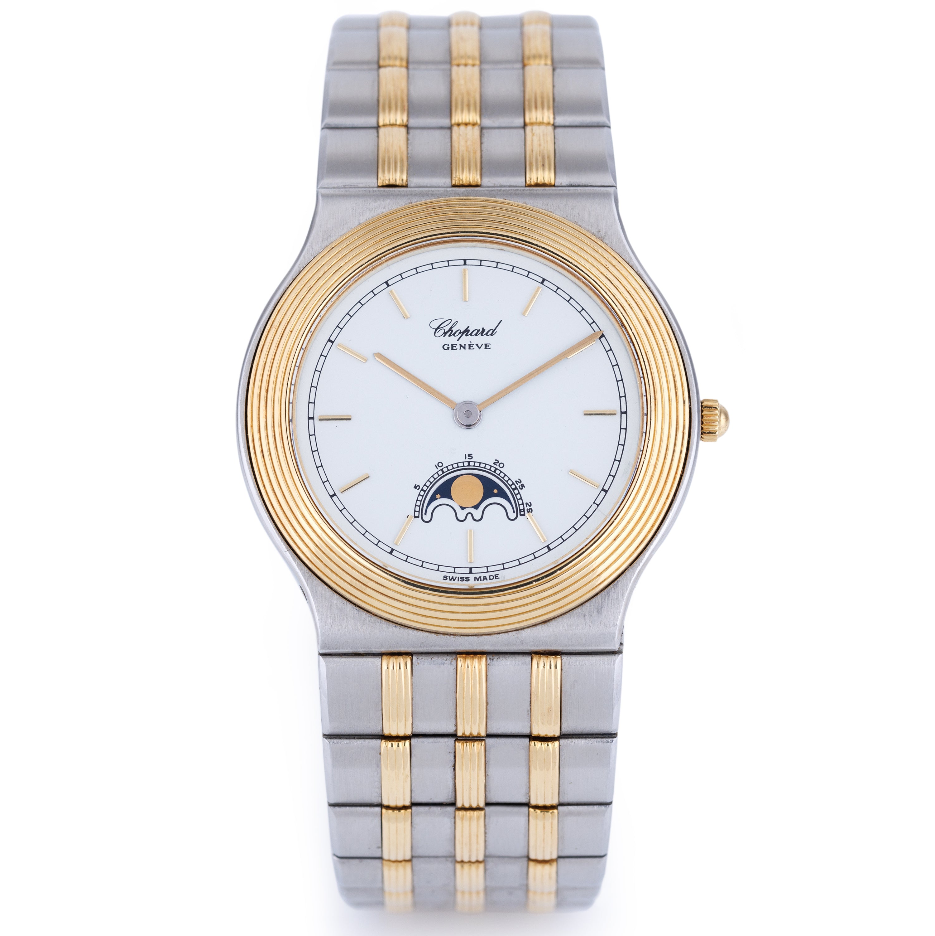 Chopard Lvna D'oro | REF. 8092 | 32mm | Moonphase Display | Stainless Steel & 18k Yellow Gold